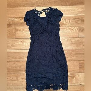 Backless dress lace Work once